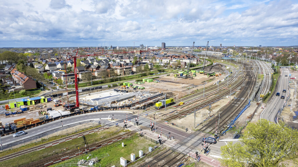 Drone-foto Vierpaardjes begin 2024